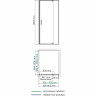 Душевой уголок WASSERKRAFT NEIME 19P18 90х100 см