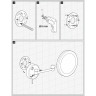Зеркало косметическое WASSERKRAFT K-1004 с подсветкой